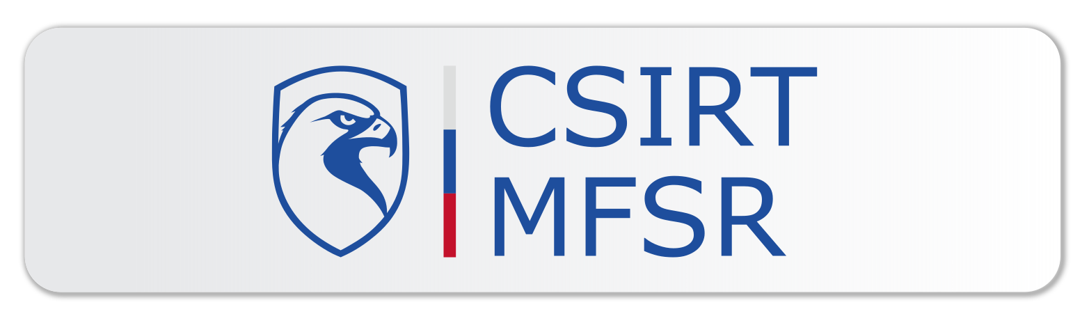 CSIRT logo - odkaz na stránku s informáciami